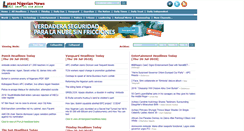 Desktop Screenshot of latestnigeriannews.com